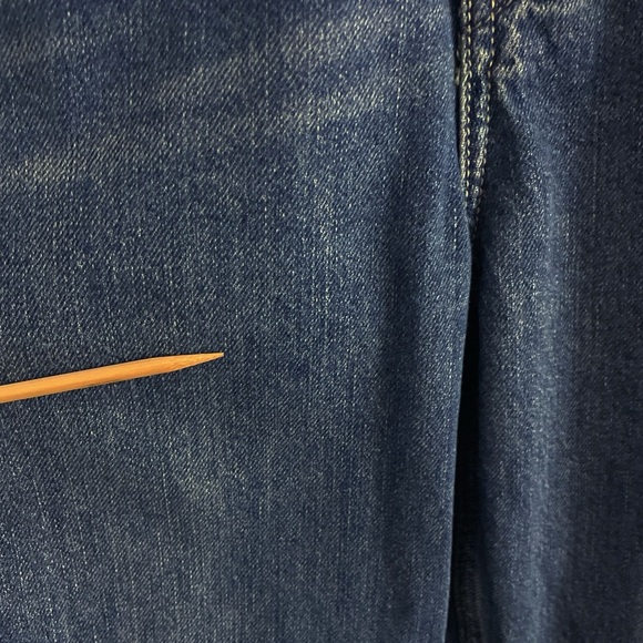 We the Free Denim Bib Overalls Size 26 Blue Jeans Cotton Festival Boho Hippie - Picture 9 of 10